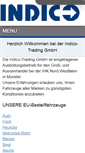 Mobile Screenshot of indico-trading.de
